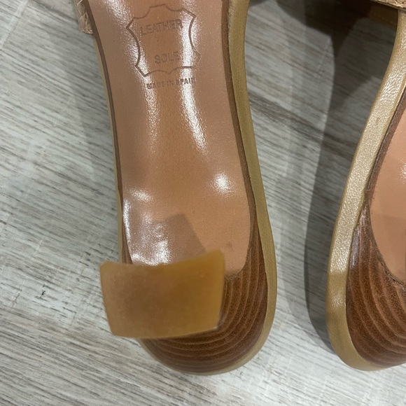 Rare Vintage Stuart Weitzman Crocodile leather Honey Heels size 6.5 - Picture 8 of 17